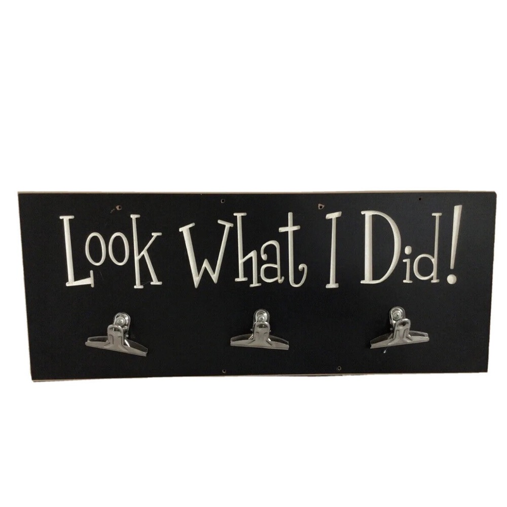 Children's Art Work or Report Card Display Sign Wall Board Teacher Classroom